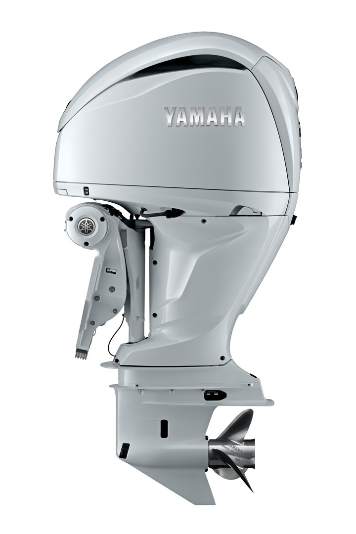 DES(Digital Electric Steering) Pearlescent White Yamaha 4 Stroke 250hp Extra-Long Shaft EFI OUTBOARD FOR SALE