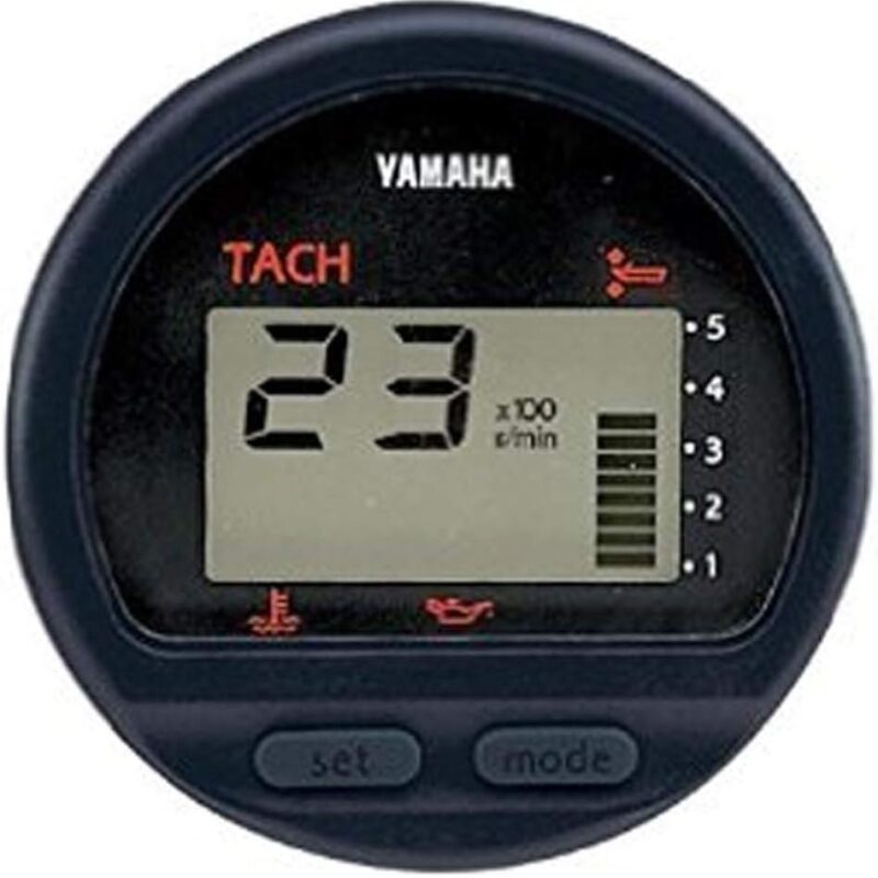 Yamaha OEM Digital Multi-Function Tachometer Gauge 6Y5-8350T-D0-00 6Y58350TD000