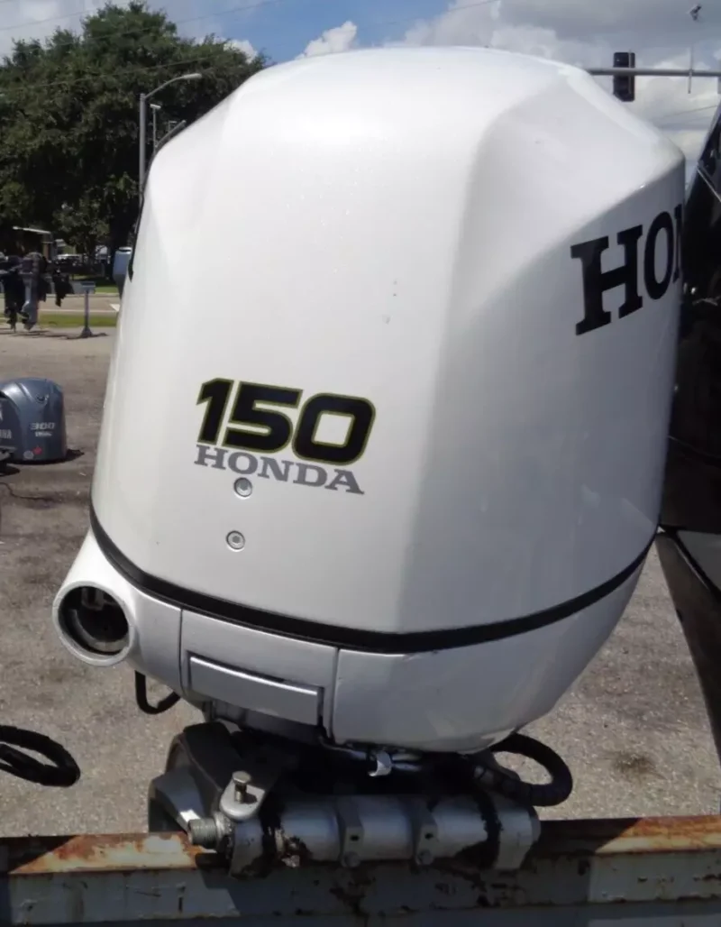 HONDA BF150 150 HP 25″ OUTBOARD 4-STROKE BOAT MOTOR ENGINE LH CR 675hrs