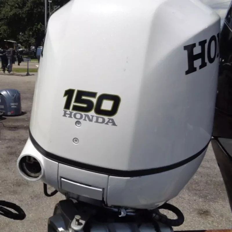 HONDA BF150 150 HP 25″ OUTBOARD 4-STROKE BOAT MOTOR ENGINE LH CR 675hrs