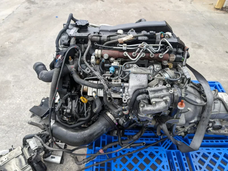 JDM Toyota 1KD-FTV D-4D 3.0L Turbo Diesel Engine with Complete Transmission