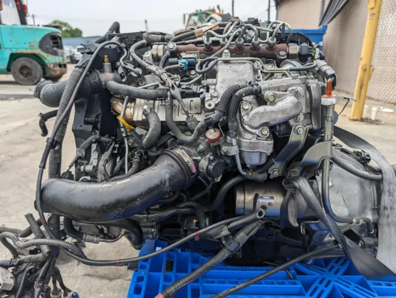 JDM Toyota 1KD-FTV D-4D 3.0L Turbo Diesel Engine with Complete Transmission